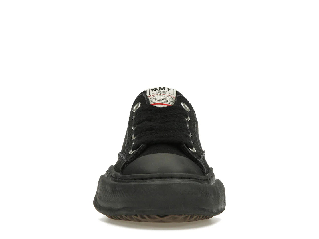 Maison Mihara Yasuhiro Peterson OG Sole Canvas Low Schwarz Schwarz