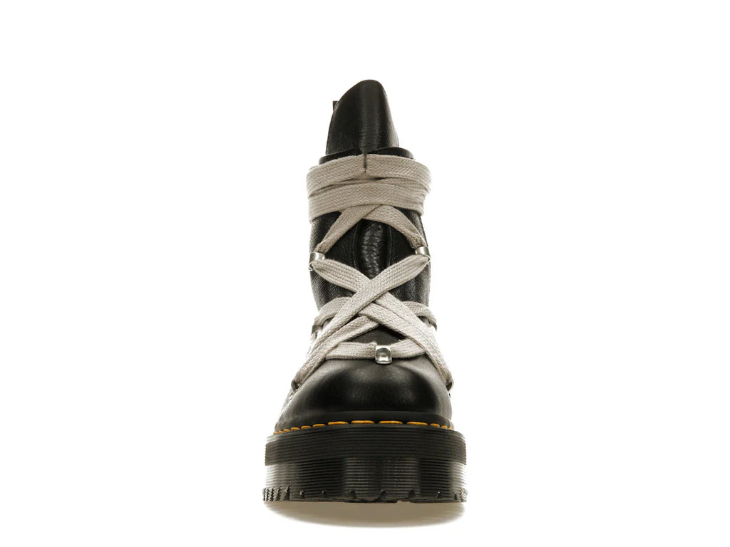 Dr. Martens 1460 Quad Ledersohle Pentagramm-Schnürstiefel Rick Owens Schwarz