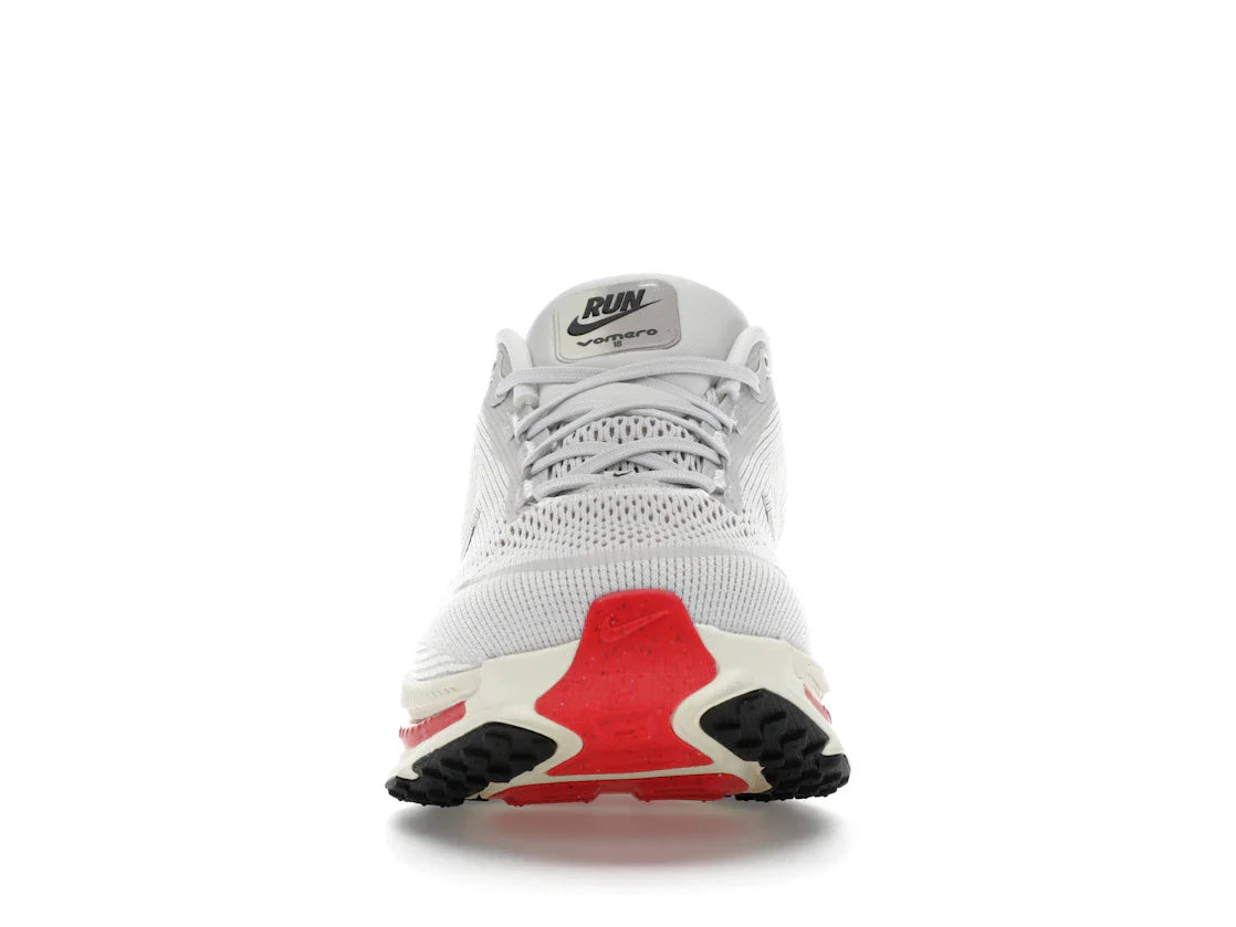 Nike Vomero 18 Platinum Tint Siren Red Light Smoke Gray Metallic Pewter
