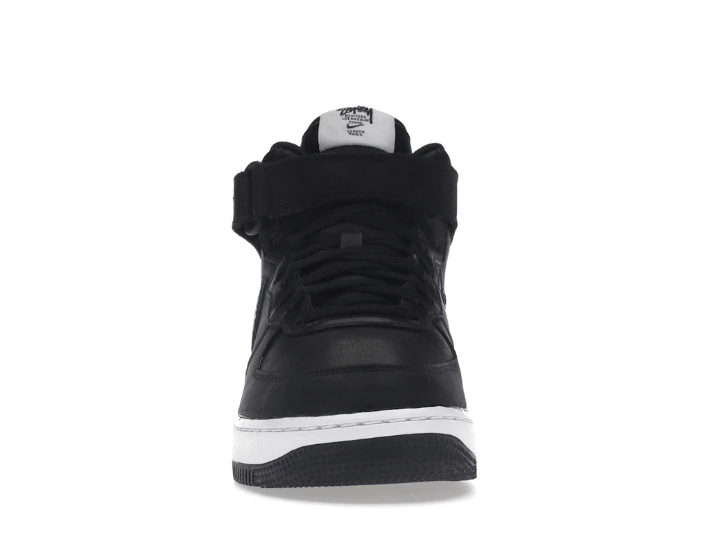 Nike Air Force 1 Mid Stussy Schwarz Weiß