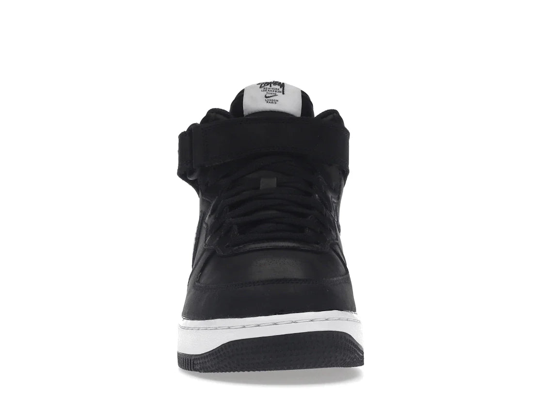 Nike Air Force 1 Mid Stussy Schwarz Weiß