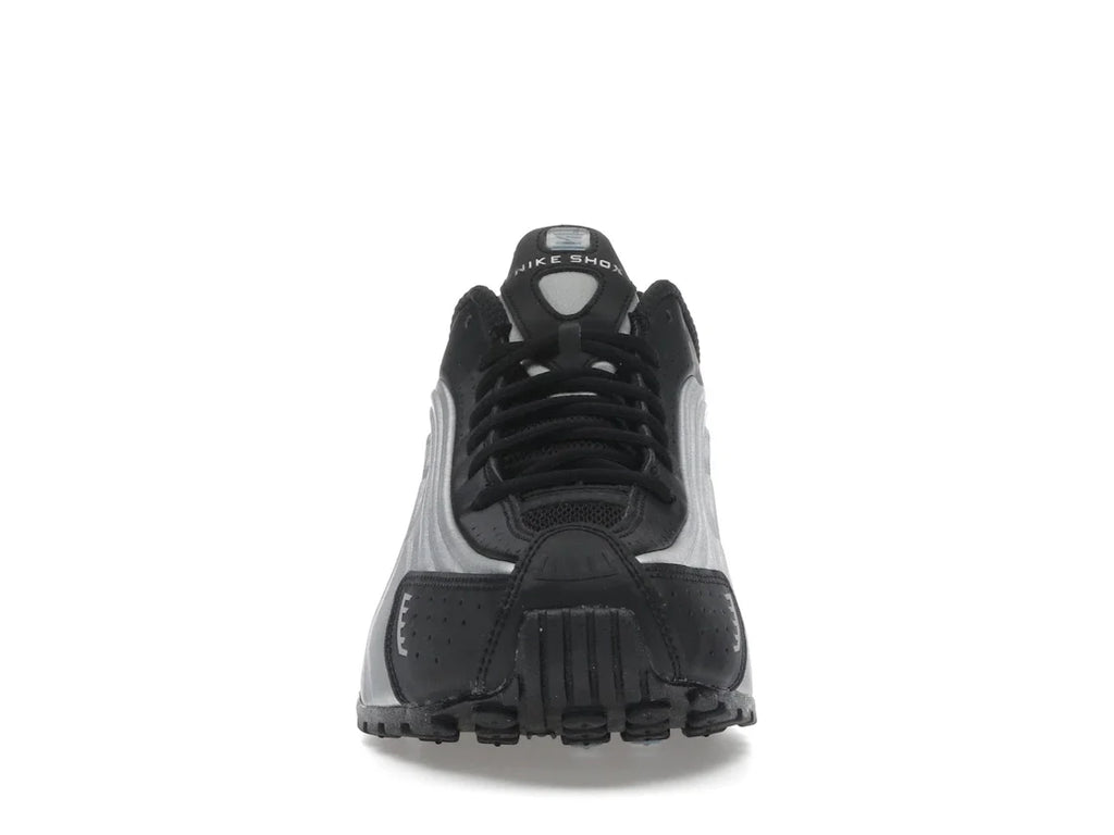 Nike Shox R4 Metallic Silver Black Psychic Blue