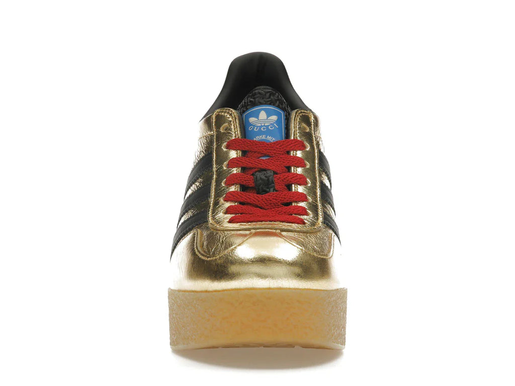 adidas x Gucci Gazelle Wedge Gold Metallic Black (Damen)