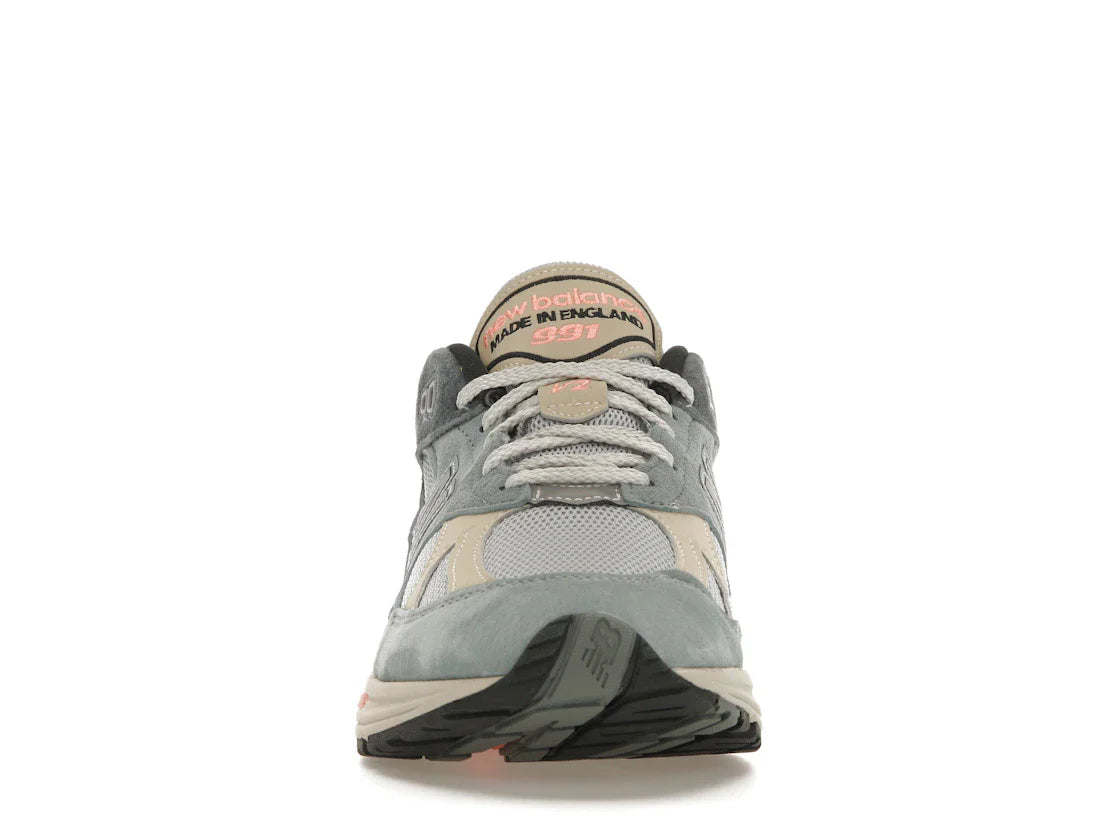 New Balance 991 MiUK Silber Blau Turbulenz