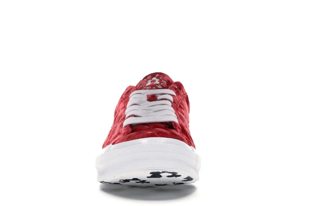 Converse One Star Ox Golf le Fleur TTC Gesteppter Samt Barbados Cherry