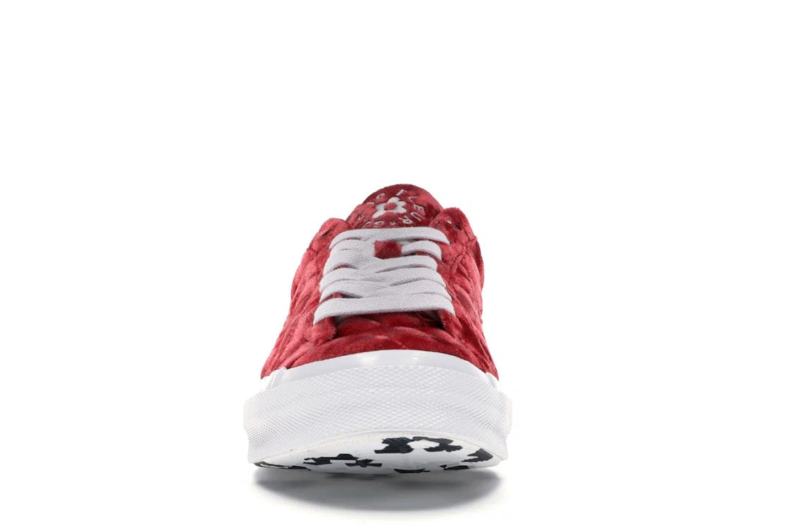 Converse One Star Ox Golf le Fleur TTC Gesteppter Samt Barbados Cherry