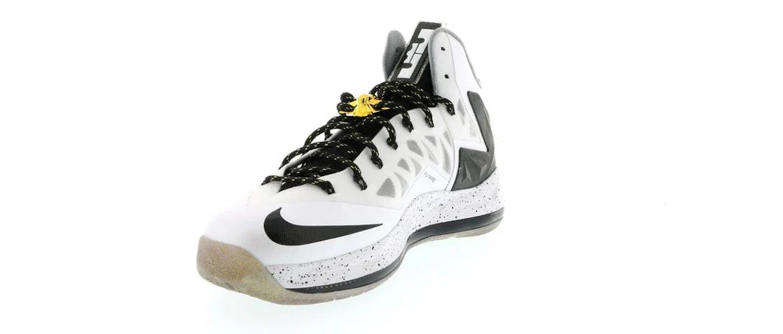 Nike LeBron X Elite+ Weiß Gold