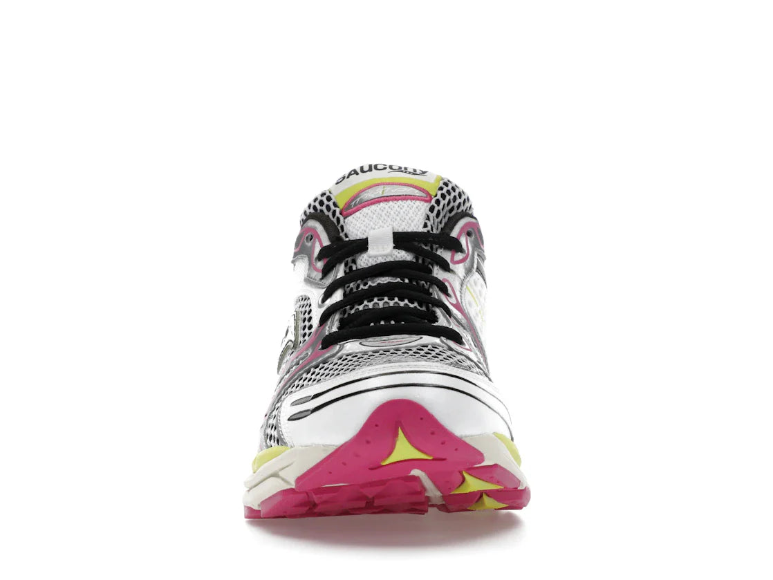 Saucony ProGrid Triumph 4 Weiß Fluo Pink