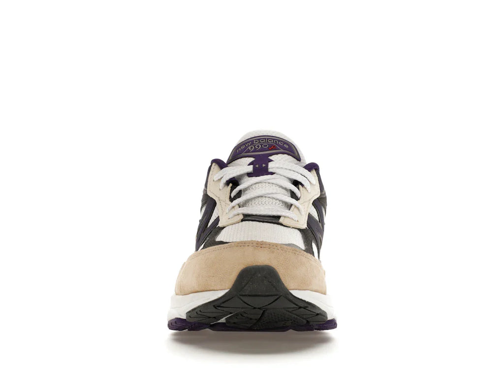 New Balance 990v6 MiUSA Teddy Santis Weiß Schwarz Pflaume
