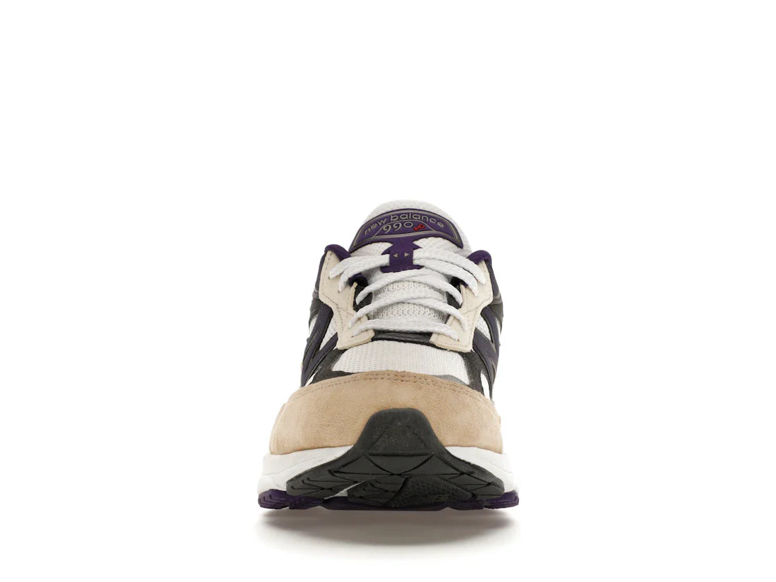 New Balance 990v6 MiUSA Teddy Santis Weiß Schwarz Pflaume