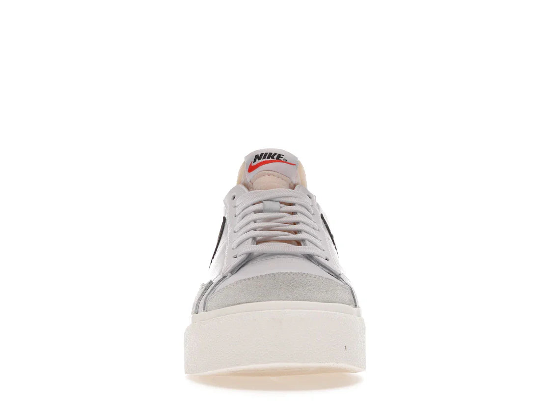 Nike Blazer Low Platform Weiß Schwarz (Damen)