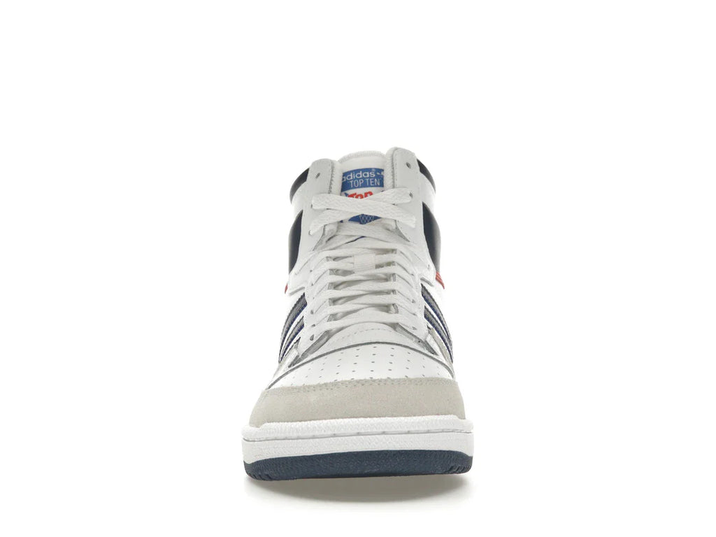 adidas Top Ten Hi Weiß Marineblau Rot