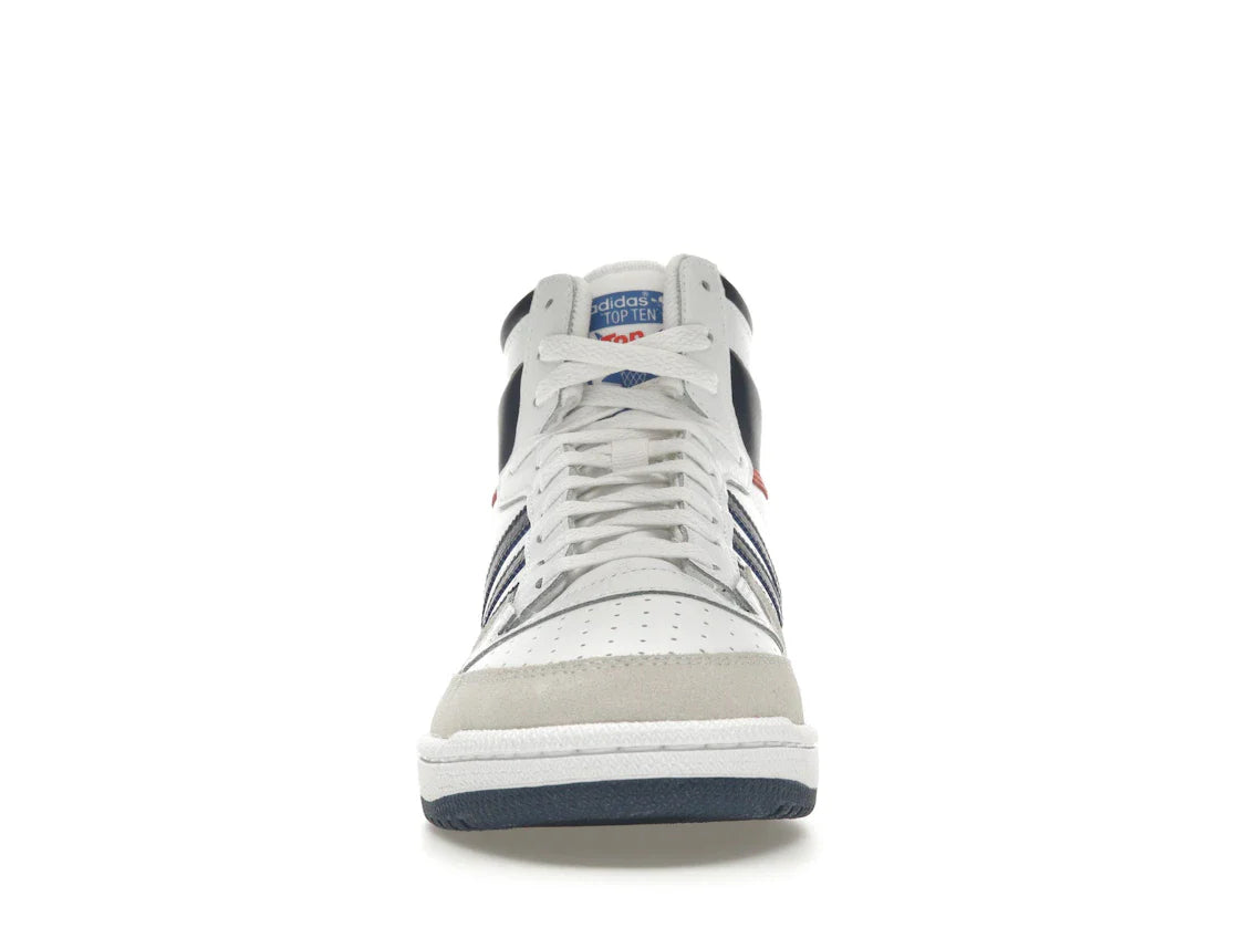 adidas Top Ten Hi Weiß Marineblau Rot