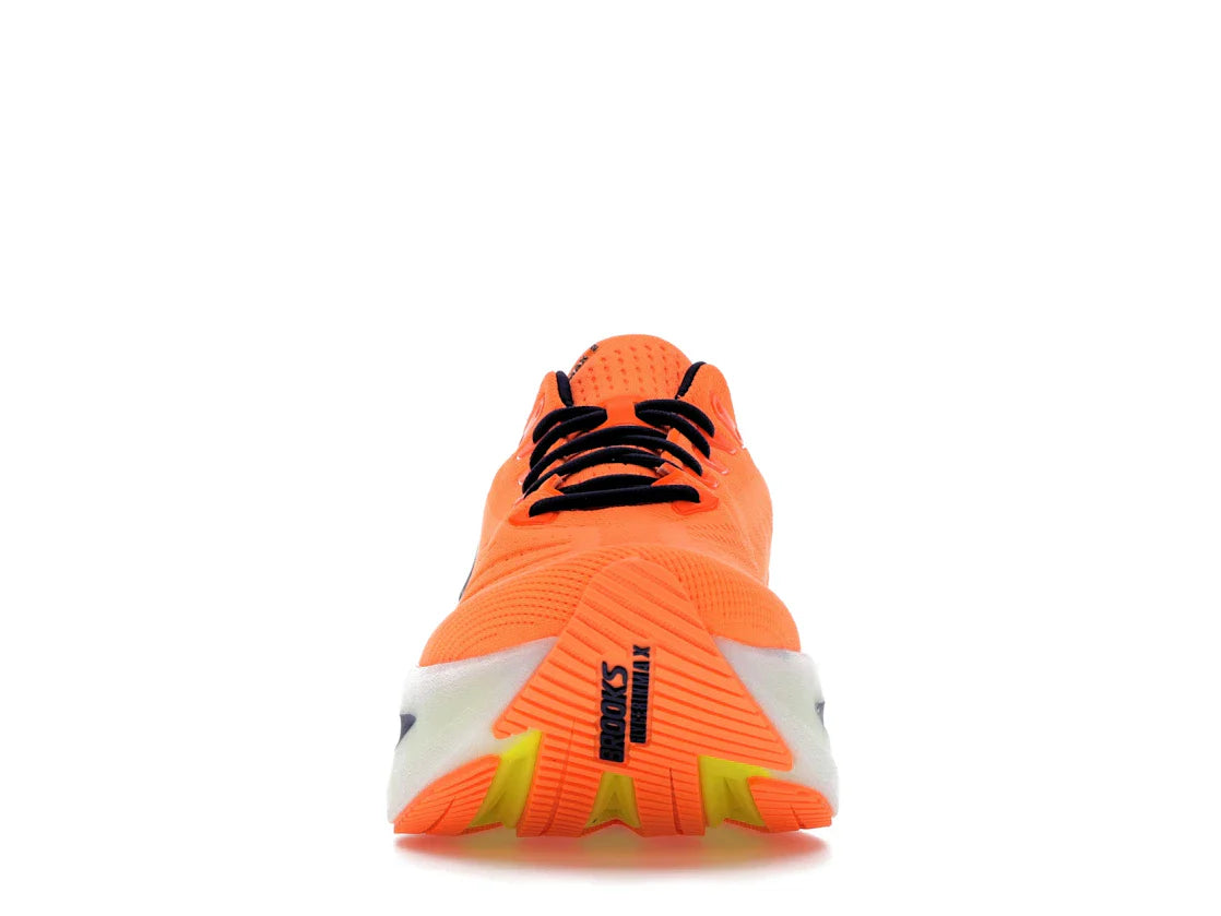 Brooks Glycerin Max 2 Orange Beacon Blau