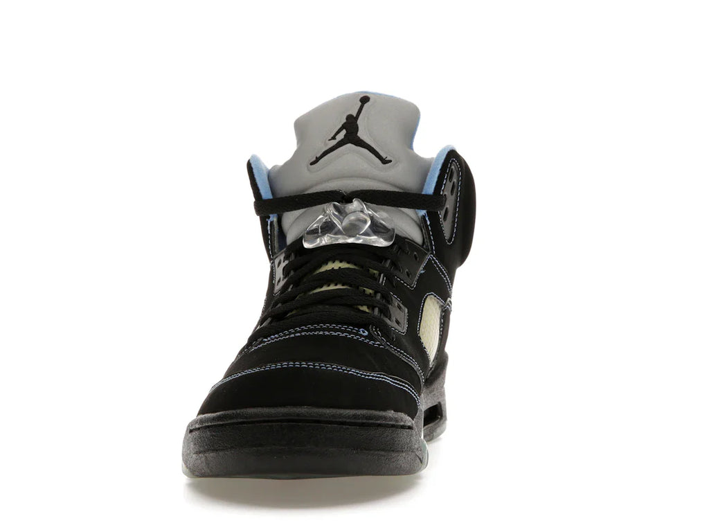 Jordan 5 Retro Schwarz/University Blue