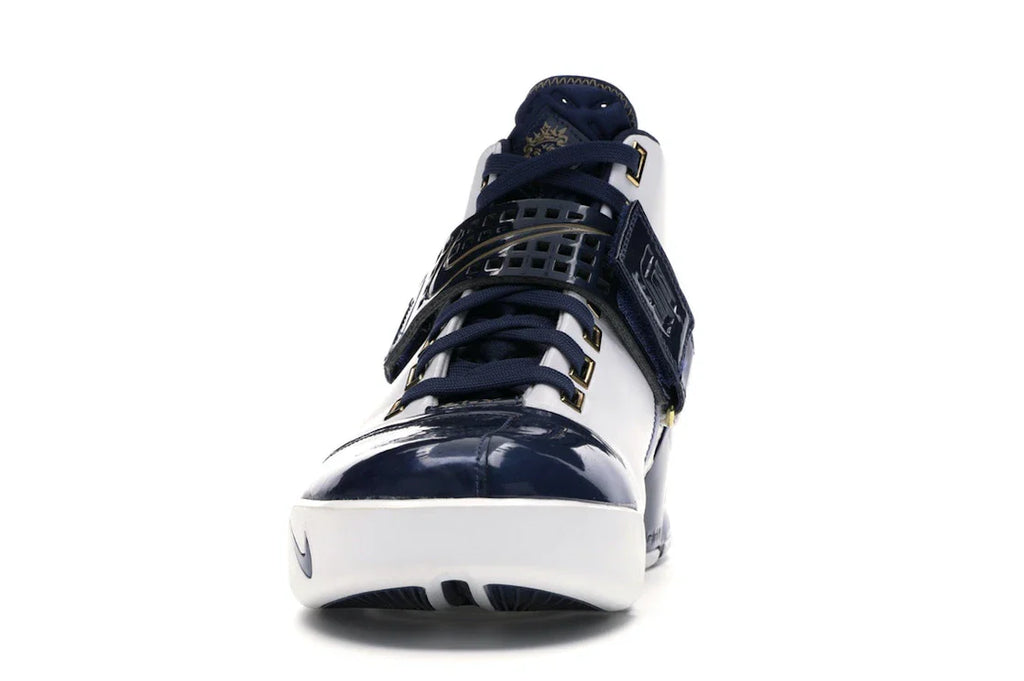 Nike LeBron 5 Weiß Navy Metallic Gold