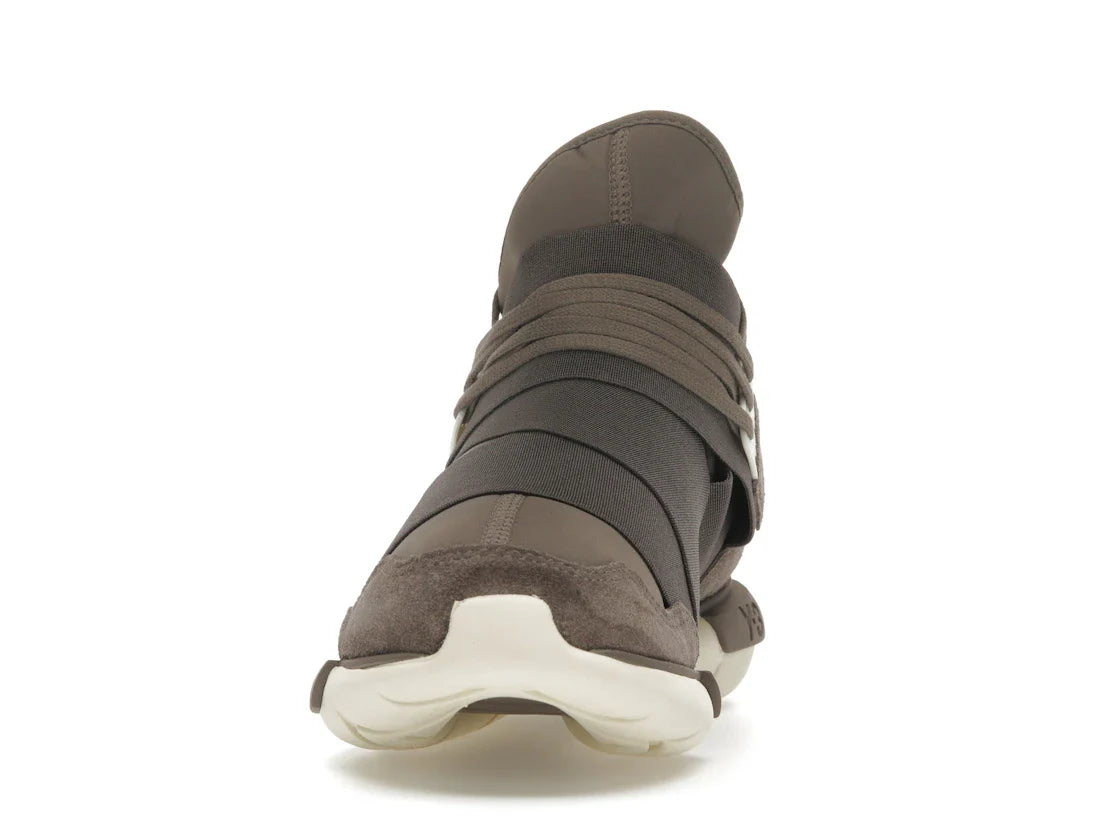 adidas Y-3 Qasa High Braun Creme Weiß