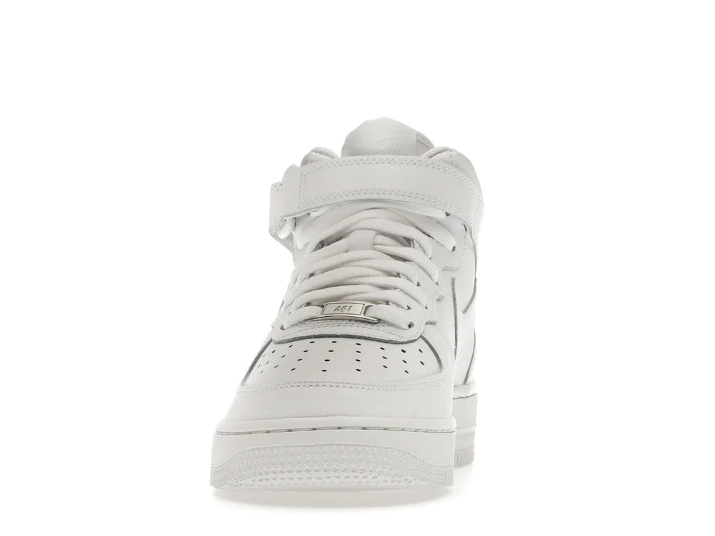 Nike Air Force 1 Mid LE Triple White (GS)