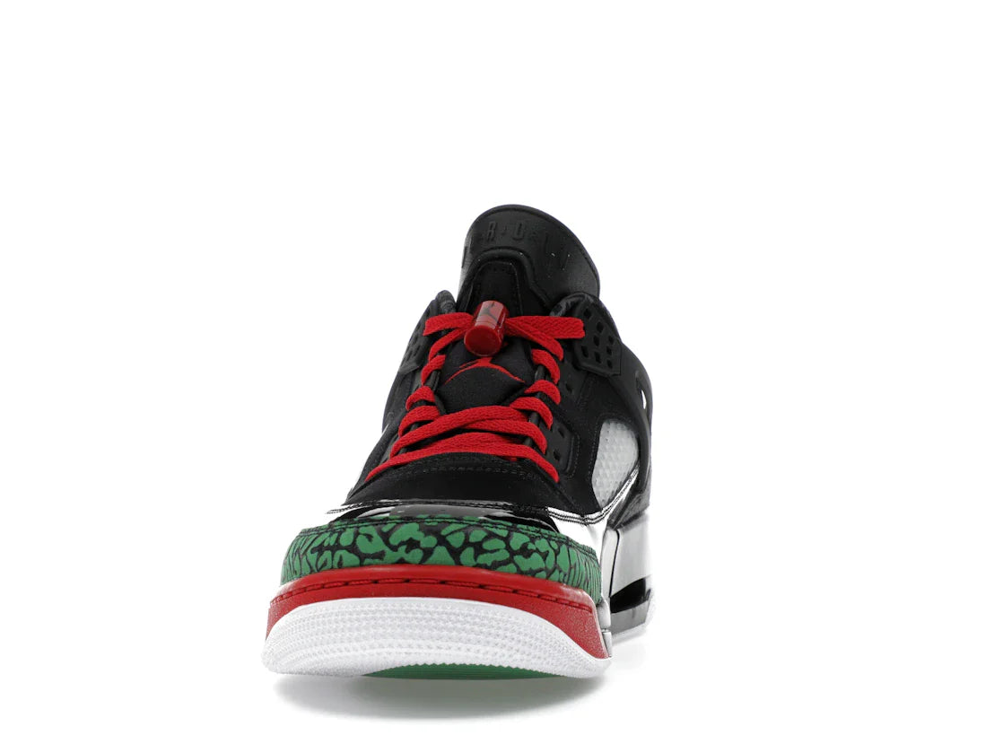 Jordan Spizike Low Schwarz Klassisch Grün Weiß Varsity Rot