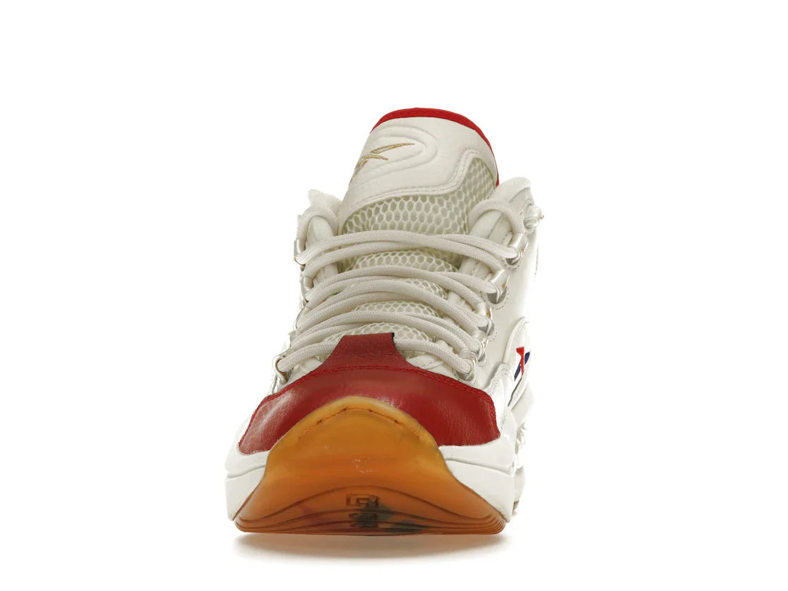 Reebok Question Mid Weiß Rot Blau