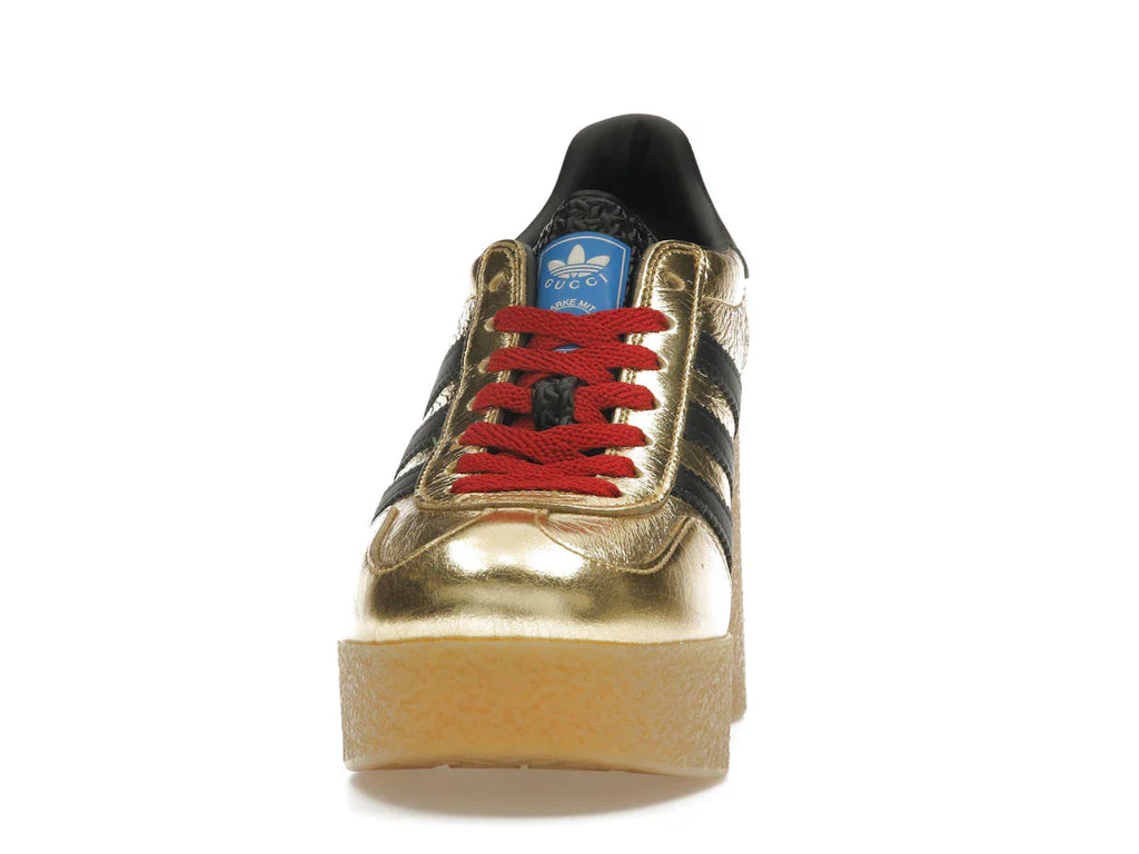 adidas x Gucci Gazelle Wedge Gold Metallic Black (Damen)