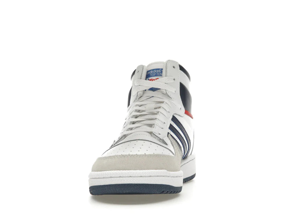 adidas Top Ten Hi Weiß Marineblau Rot