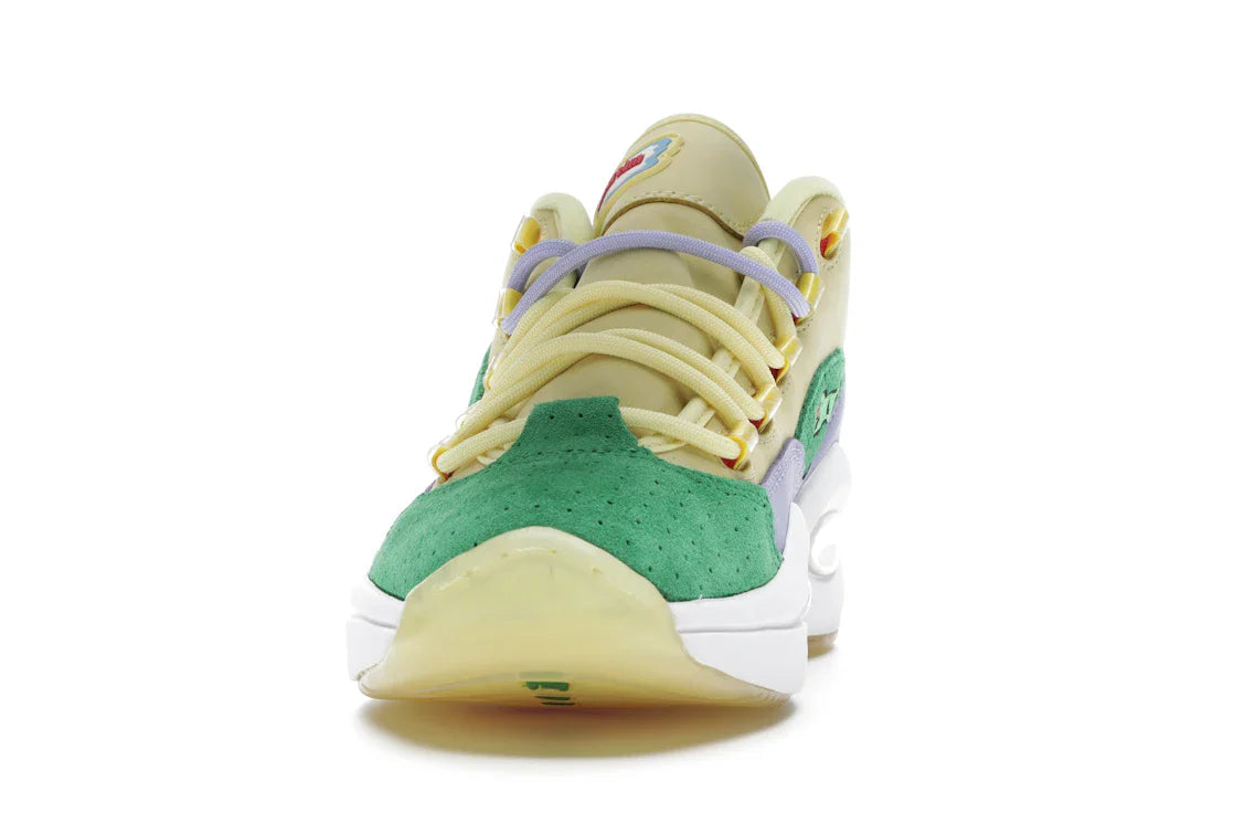 Reebok Question Low BBC Ice Cream Running Dog Gelbgrün
