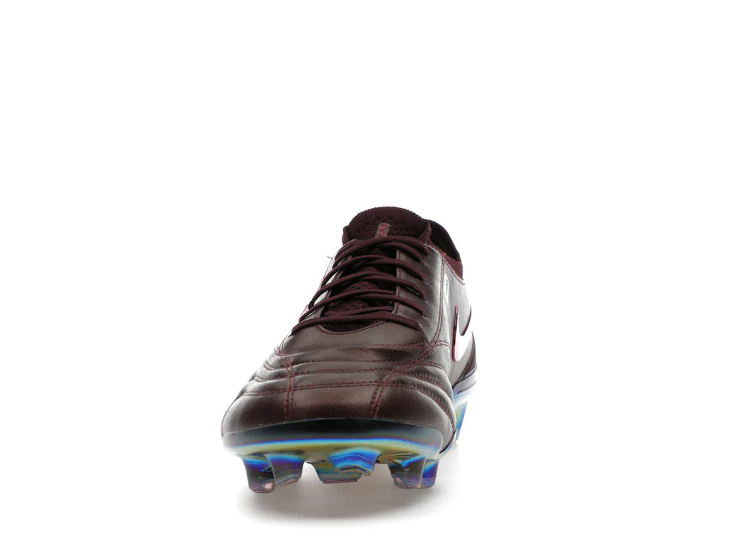 Nike Tiempo Legend 10 Elite Luxe FG Montebelluna Leder Portwein