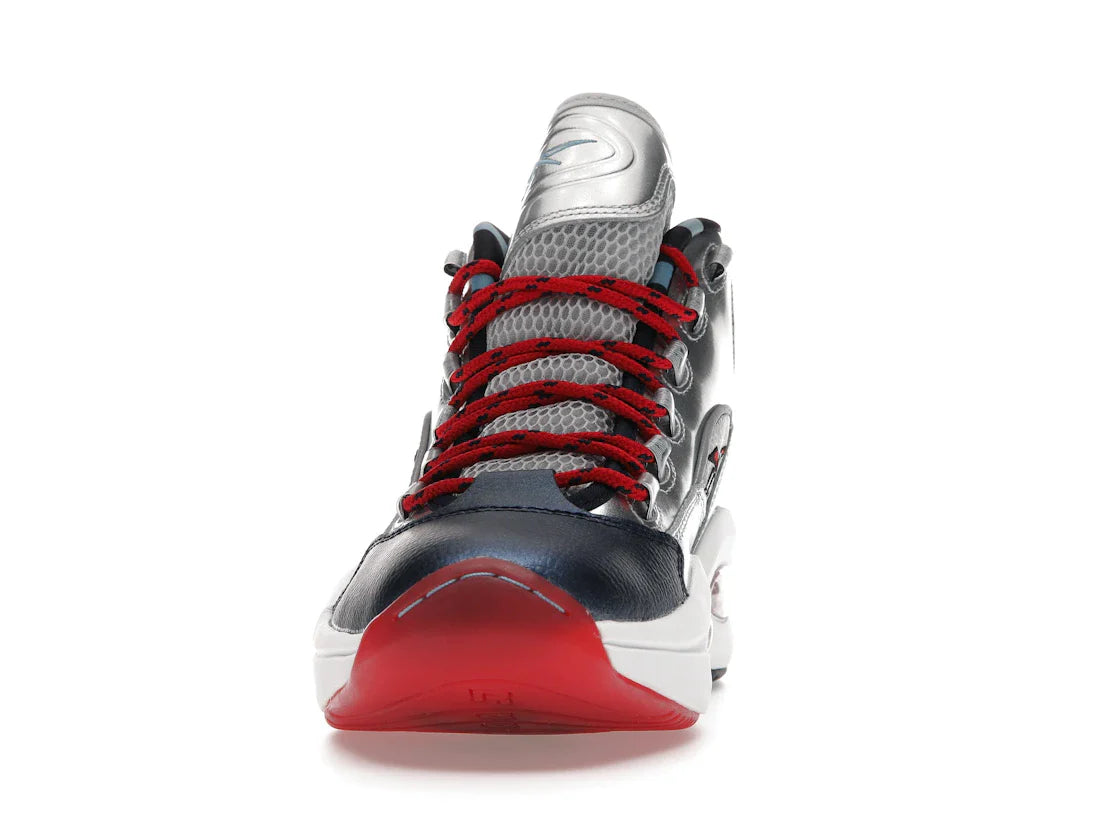Reebok Question Mid Iverson x Harden Silber