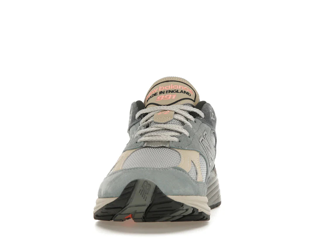 New Balance 991 MiUK Silber Blau Turbulenz