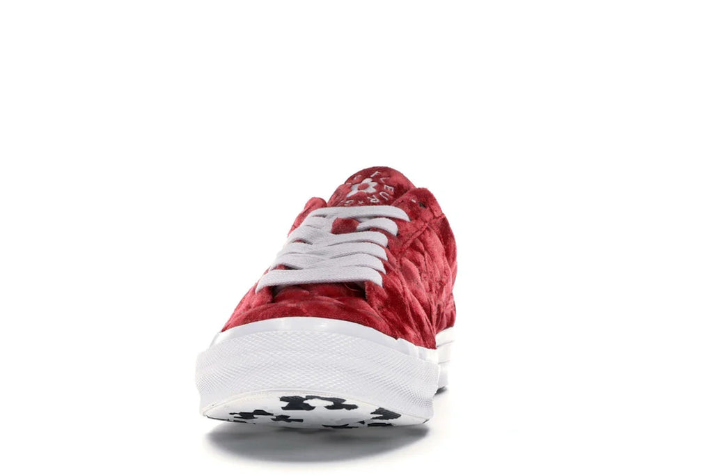 Converse One Star Ox Golf le Fleur TTC Gesteppter Samt Barbados Cherry