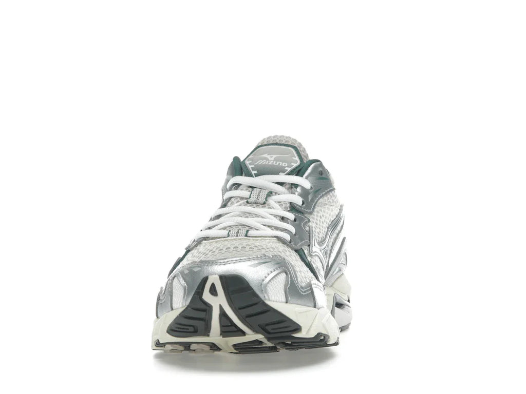 Mizuno Wave Rider 10 Weiß Schiefer Bistro Grün