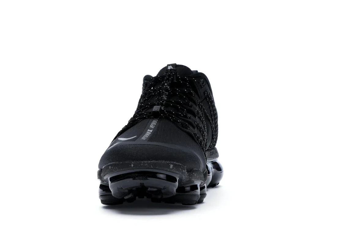 Nike Air VaporMax Run Utility Schwarz Reflektierendes Silber