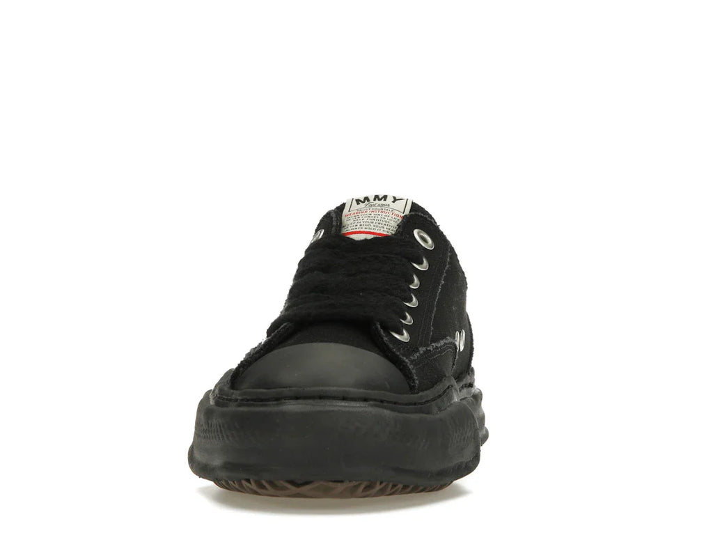 Maison Mihara Yasuhiro Peterson OG Sole Canvas Low Schwarz Schwarz