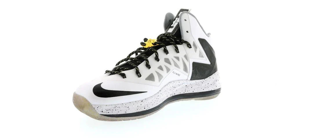 Nike LeBron X Elite+ Weiß Gold