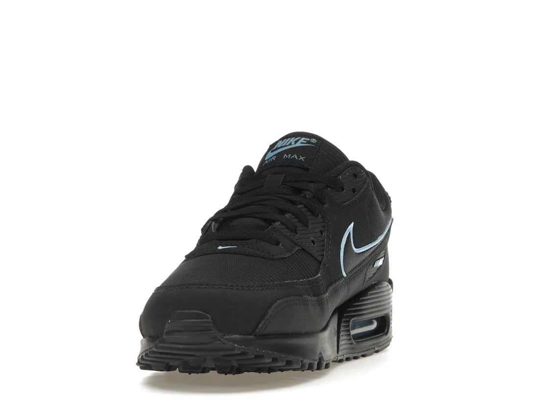 Nike Air Max 90 Schwarz Universitätsblau