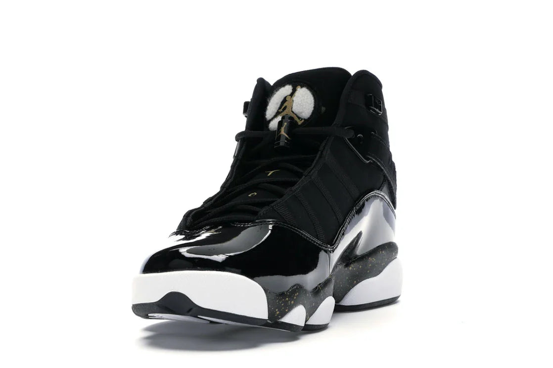 Jordan 6 Rings Schwarz Metallic Gold Weiß