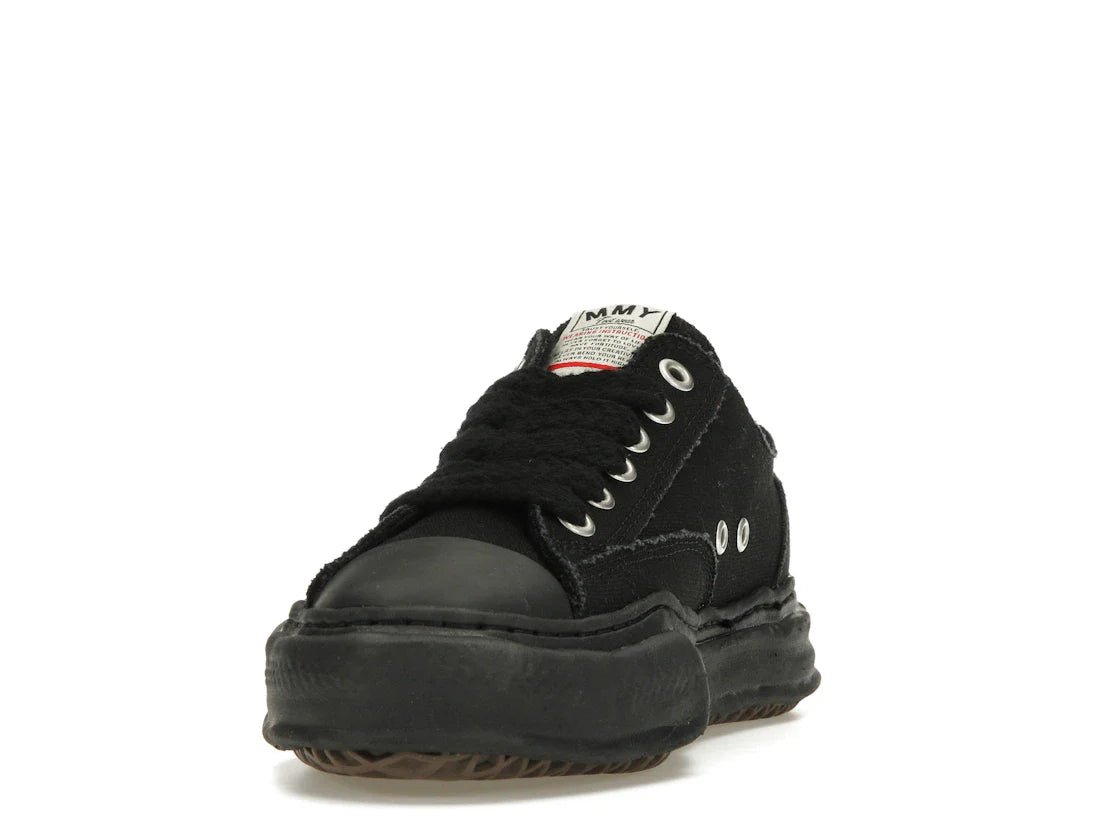 Maison Mihara Yasuhiro Peterson OG Sole Canvas Low Schwarz Schwarz