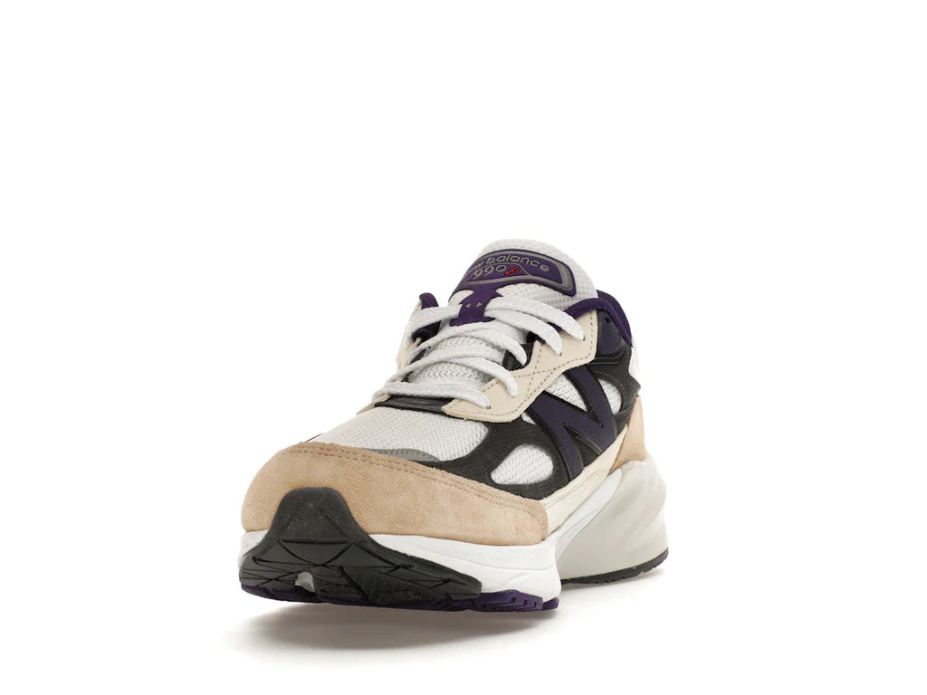 New Balance 990v6 MiUSA Teddy Santis Weiß Schwarz Pflaume