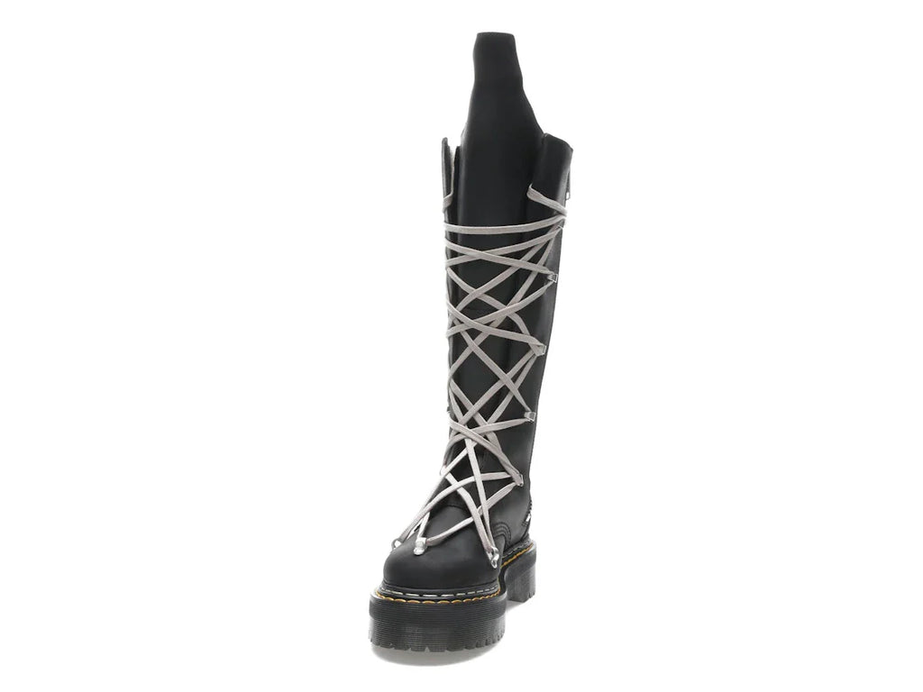 Dr. Martens 1460 DRKSHDW Quad Sole Pentalace Boot Rick Owens Schwarz