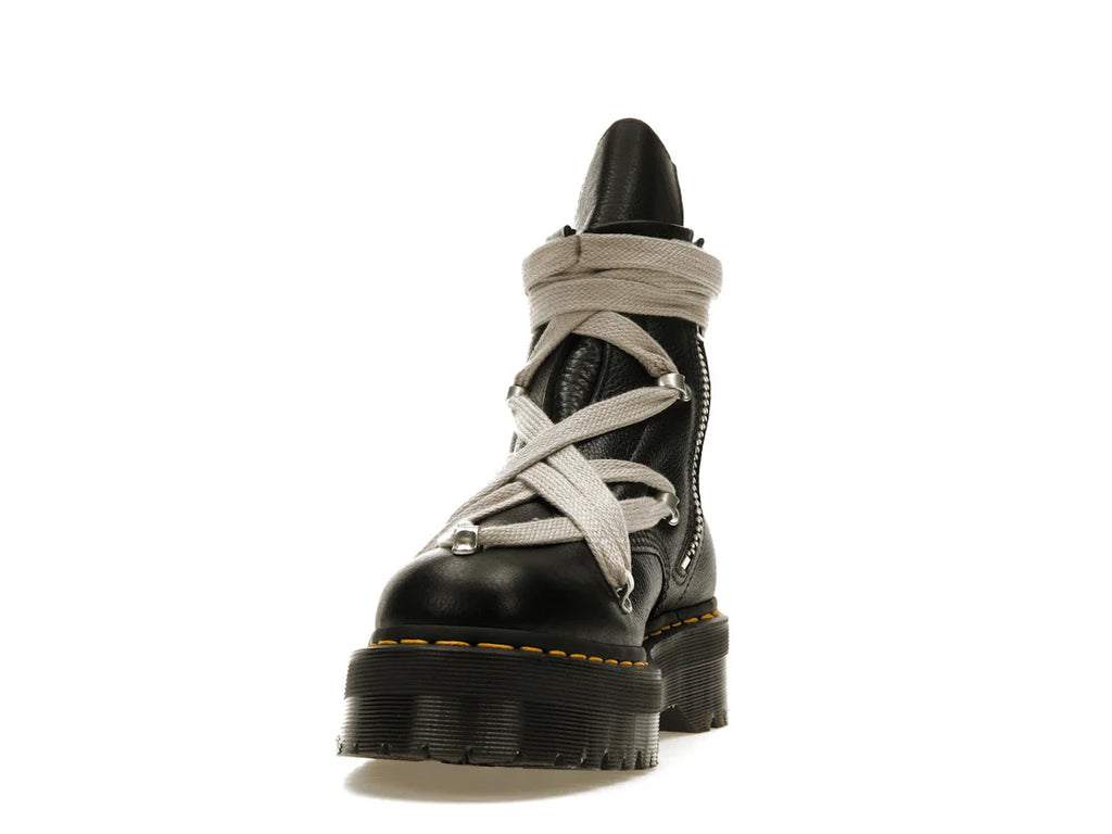 Dr. Martens 1460 Quad Ledersohle Pentagramm-Schnürstiefel Rick Owens Schwarz