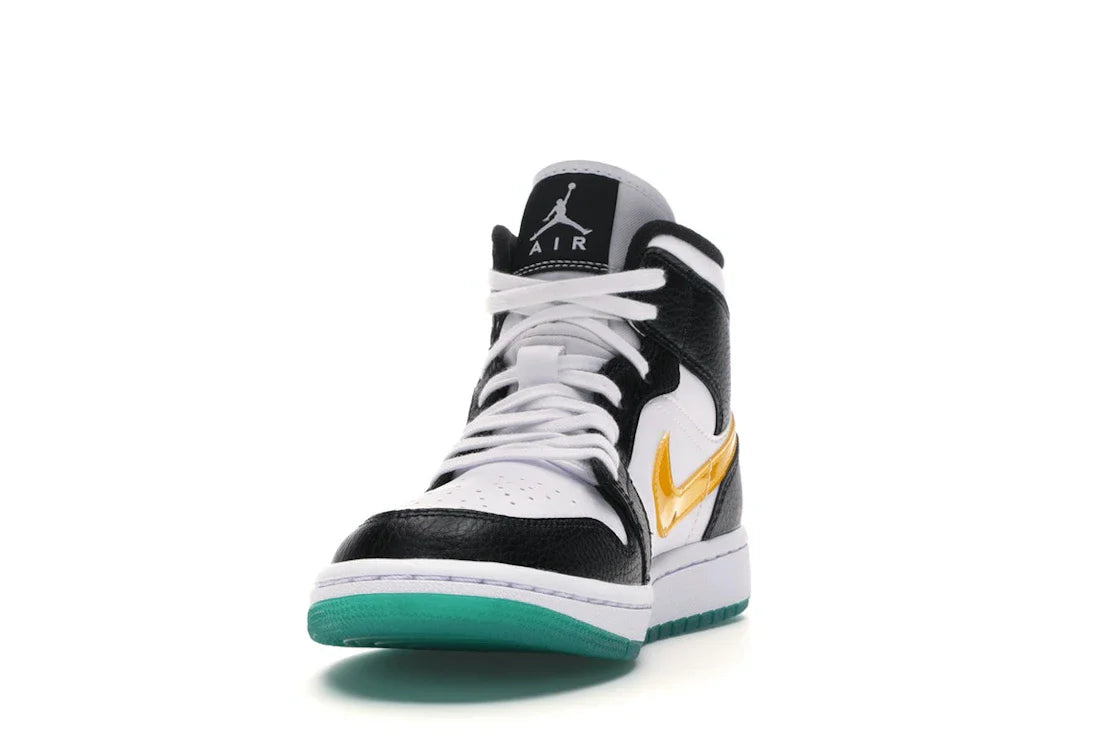 Jordan 1 Mid Alternate Swooshes Rot Gelb (Damen)