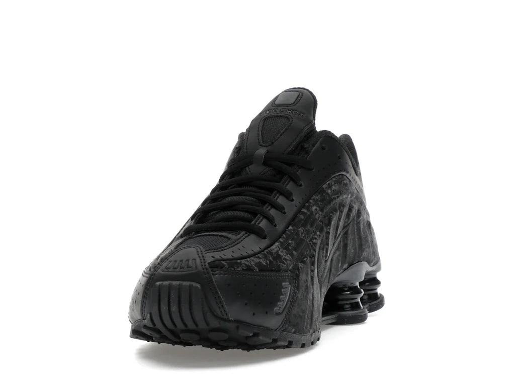 Nike Shox R4 Schwarz mit Blumenmuster (Damen)