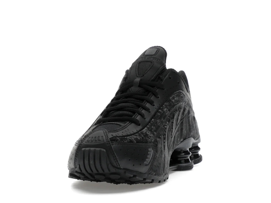 Nike Shox R4 Schwarz mit Blumenmuster (Damen)
