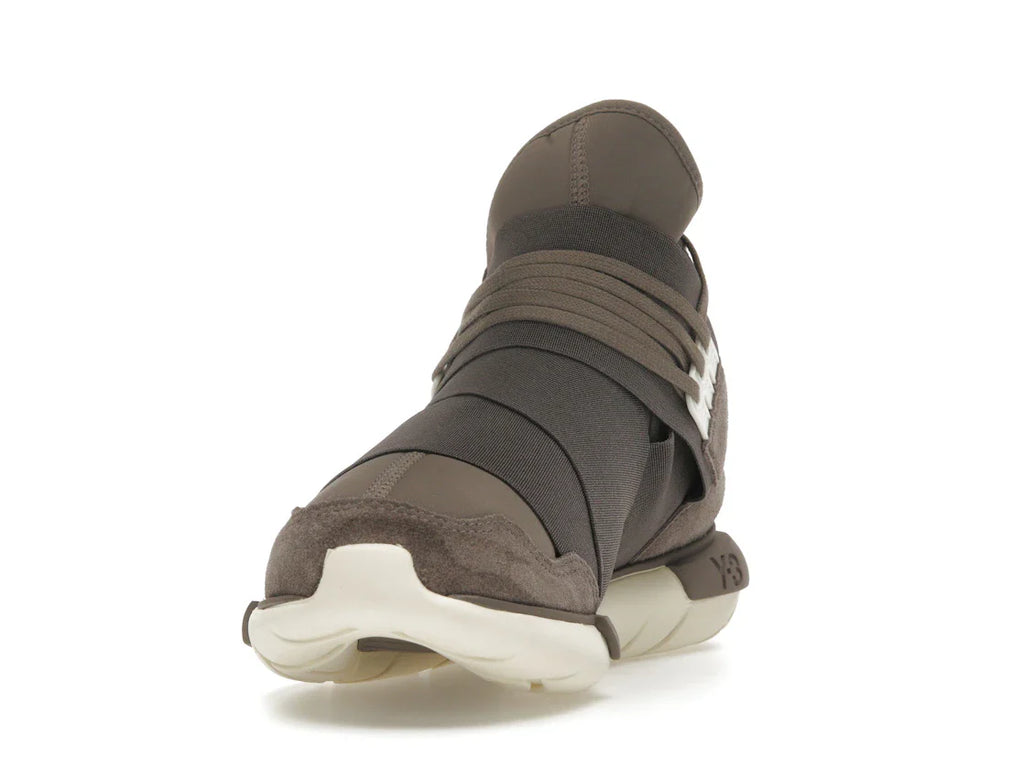 adidas Y-3 Qasa High Braun Creme Weiß