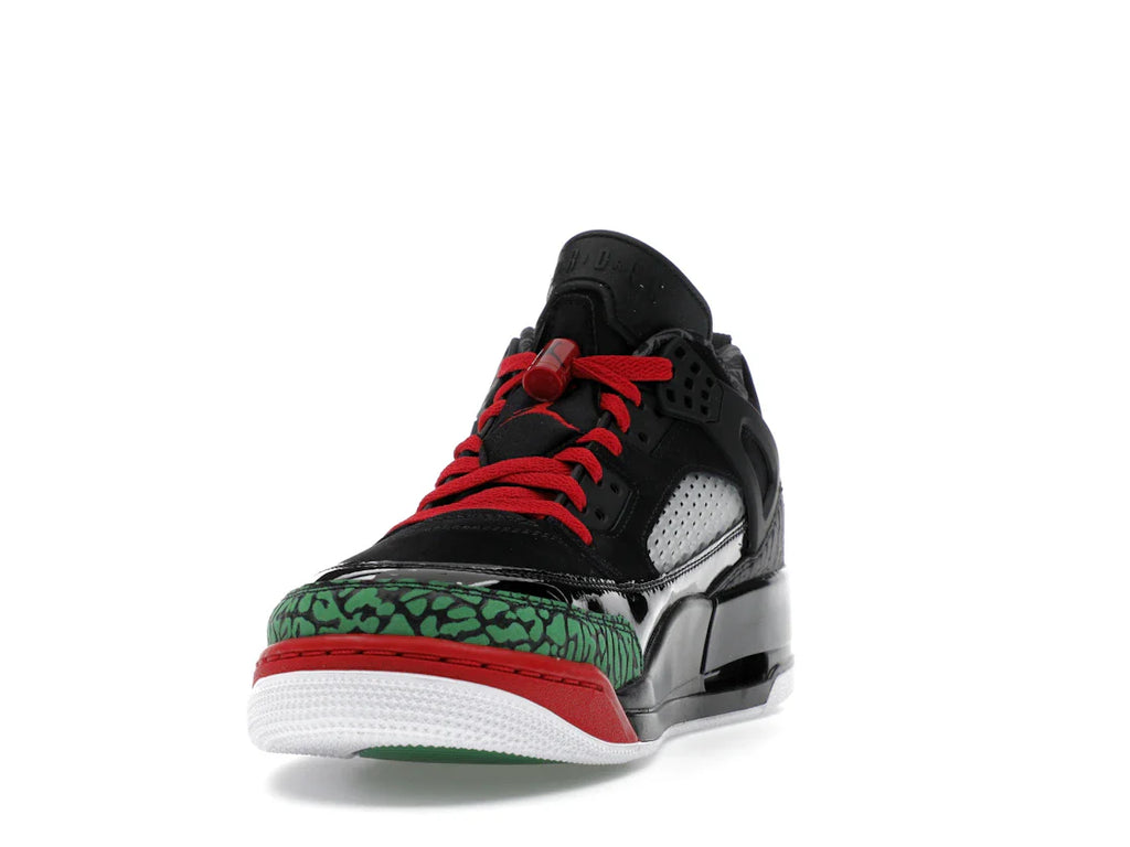 Jordan Spizike Low Schwarz Klassisch Grün Weiß Varsity Rot