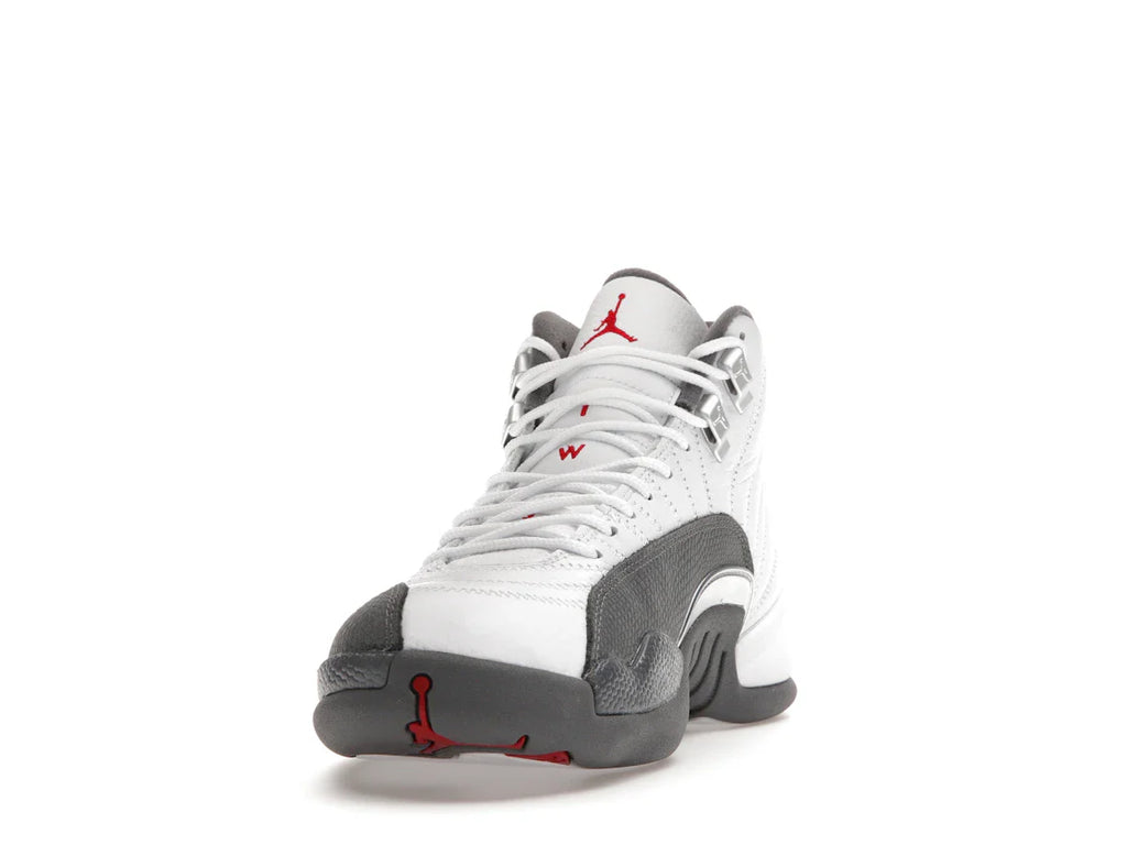 Jordan 12 Retro Weiß Dunkelgrau
