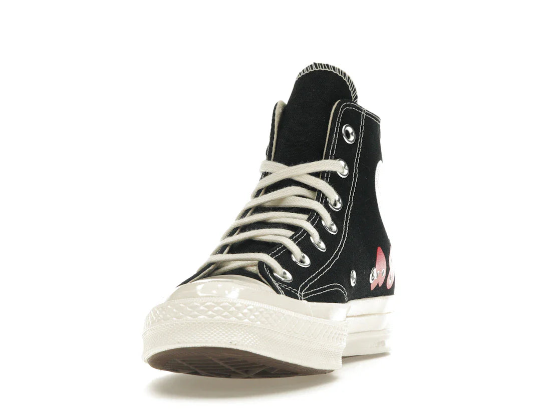 Converse Chuck Taylor All Star 70 Hi Comme des Garçons PLAY Multi-Heart Schwarz
