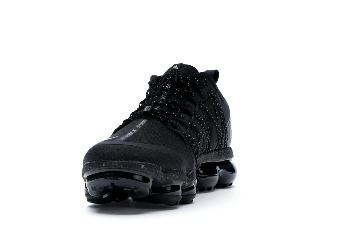 Nike Air VaporMax Run Utility Schwarz Reflektierendes Silber