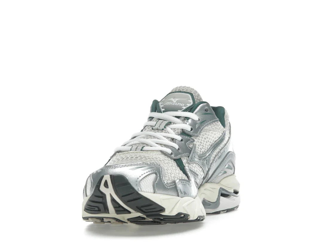 Mizuno Wave Rider 10 Weiß Schiefer Bistro Grün